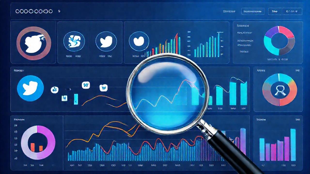 Panel digital visualiza datos de tendencia