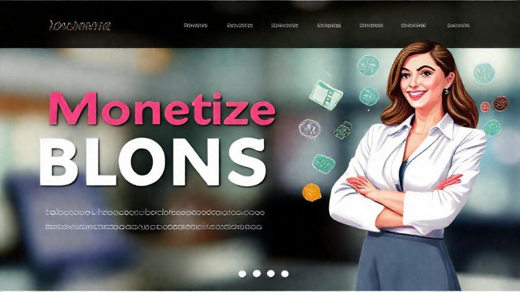 Diseño blog elegante para monetización exitosa