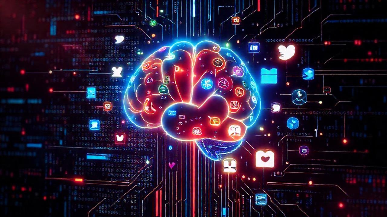 Tecnología futurista visualmente atractiva e inteligente