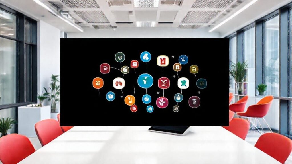 Diseño de oficina moderno y digital